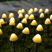 Dekorative Solar LED - Pilz Gartenleuchte - Beleuchtung - Voldeva