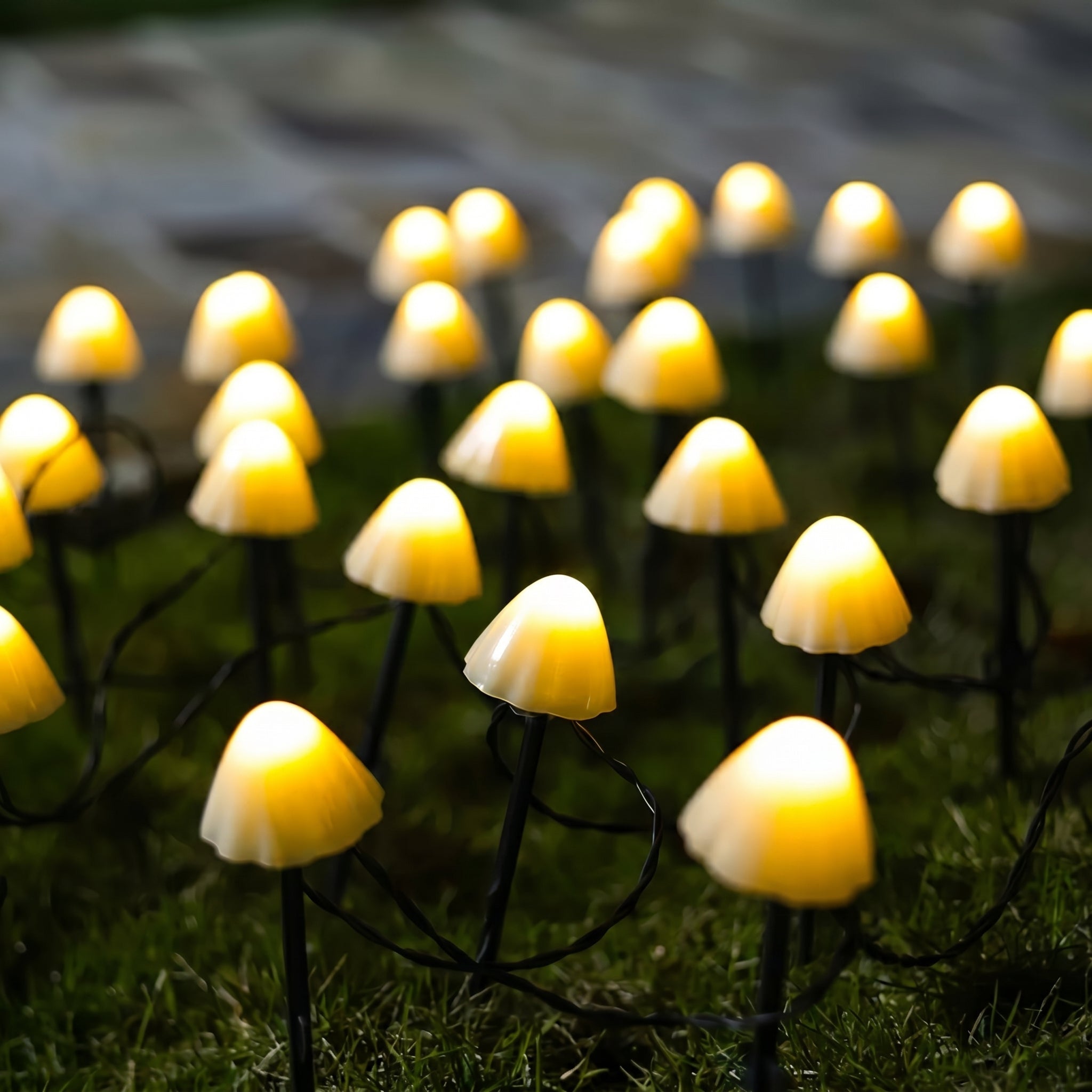 Dekorative Solar LED - Pilz Gartenleuchte - Beleuchtung - Voldeva