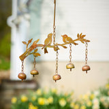 Dekoratives Garten Windspiel im Vogel Design