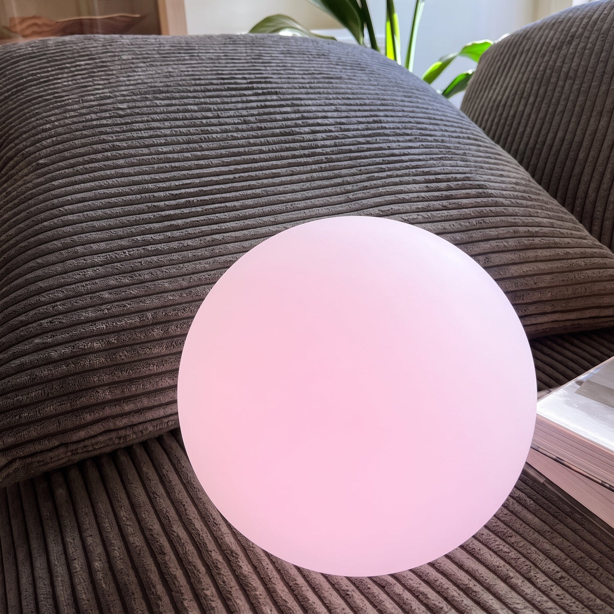 Dimmbare Kugelförmige LED-Leuchte mit RGB-Farbmodi - Table Lamps - 12 cm (Durchmesser) - Voldeva