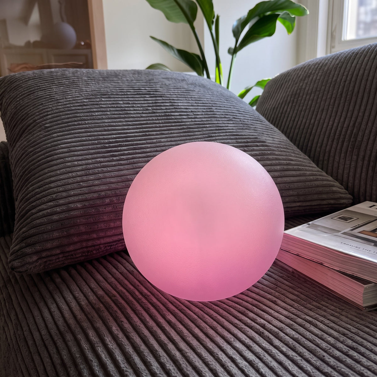 Dimmbare Kugelförmige LED-Leuchte mit RGB-Farbmodi - Table Lamps - 12 cm (Durchmesser) - Voldeva