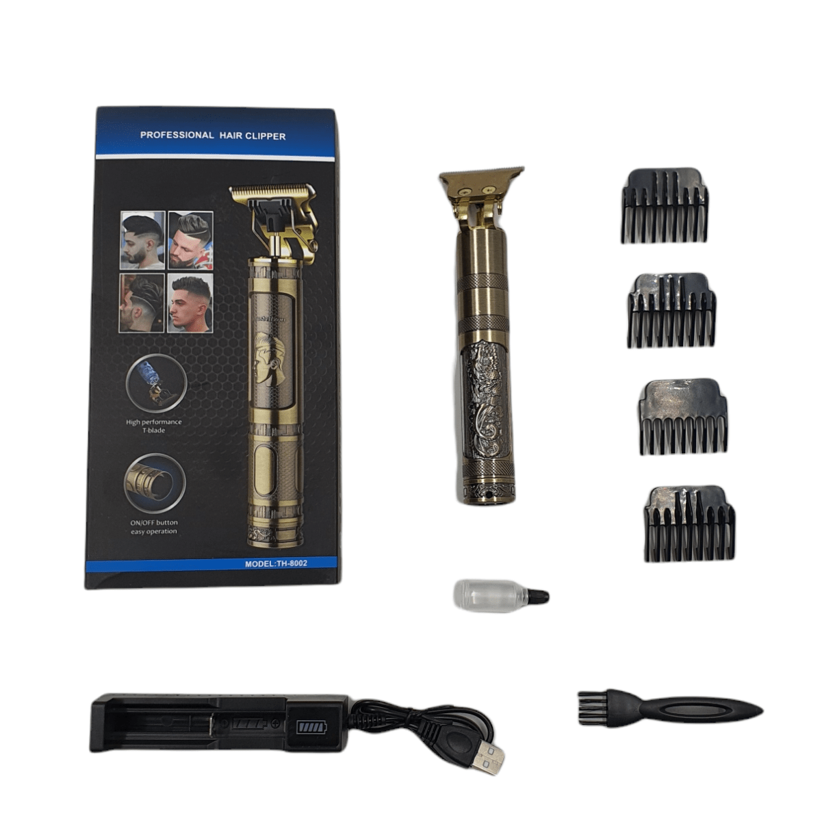 Dragon – Edelstahl - Haarschneider/Trimmer für präzise Konturen - Haarschneider - Voldeva