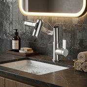 Drehbare Armatur mit Temperaturanzeige - Faucet - Eis Glanz - Voldeva