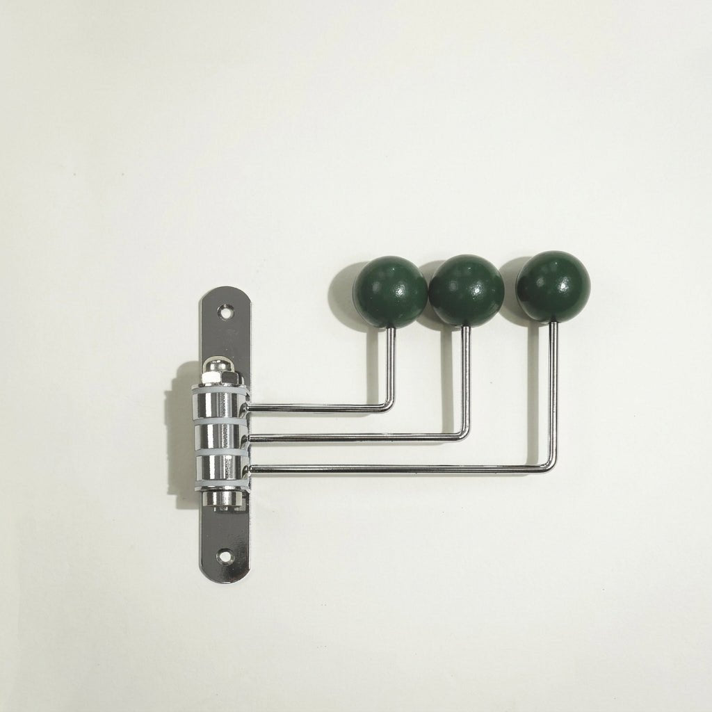Drehbarer Wandhaken mit Kugelspitzen - Haken - Dunkelgrün - Voldeva
