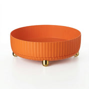 Drehbares Organizer - Tablett mit Rippendesign - Storage & Organizers - Orange - Voldeva