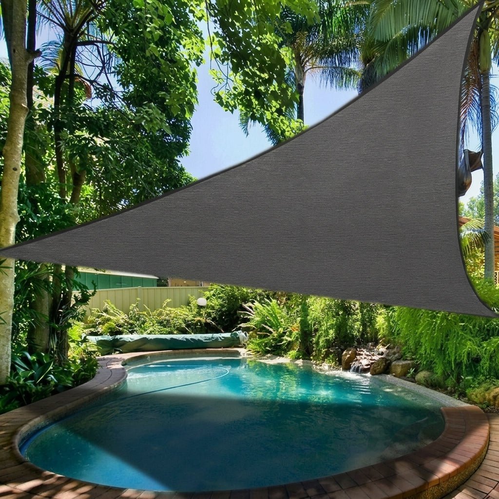 Dreieckiges Wasserdichtes Sonnensegel für Terrasse und Pool