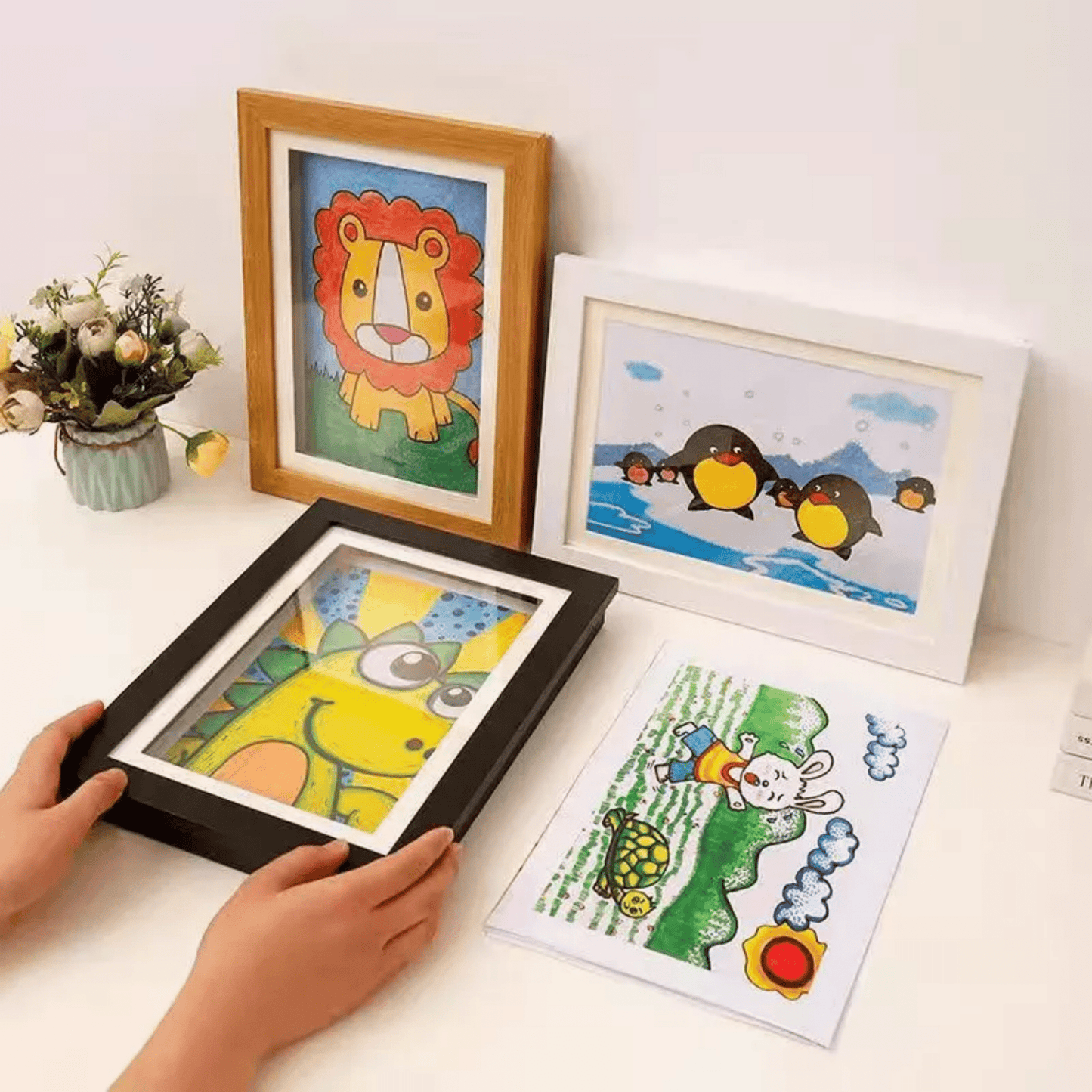Easy - Change Bilderrahmen - Kinderkunstwerke ausstellen und aufbewahren - Picture Frame - Voldeva