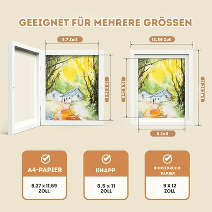 Easy - Change Bilderrahmen - Kinderkunstwerke ausstellen und aufbewahren - Picture Frame - Voldeva