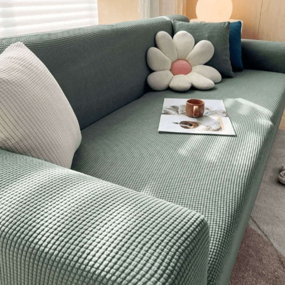 Elastischer Sofabezug mit strukturierter Oberfläche für Polstermöbel - Sofabezug - Voldeva