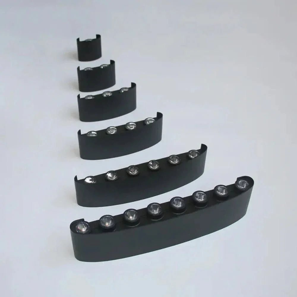 Elina – Moderne LED Wandleuchte für Innen & Außen in Schwarz & Weiß - Wandleuchte - Voldeva