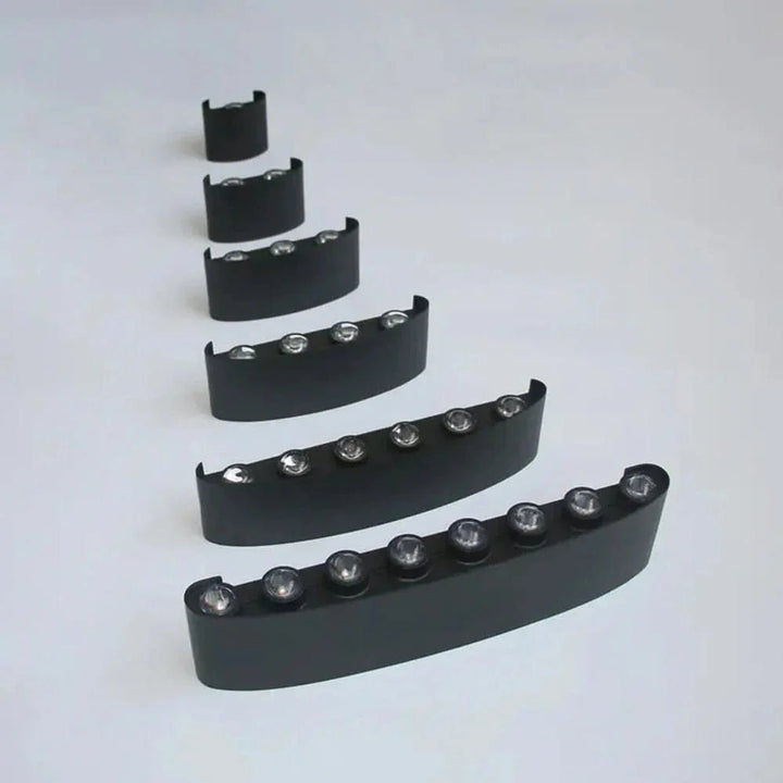 Elina – Moderne LED Wandleuchte für Innen & Außen in Schwarz & Weiß - Wandleuchte - Voldeva