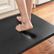 Ergonomische Anti - Ermüdungsmatte für Küche und Arbeitsplatz - Anti - Ermüdungsmatte - Schwarz - Voldeva