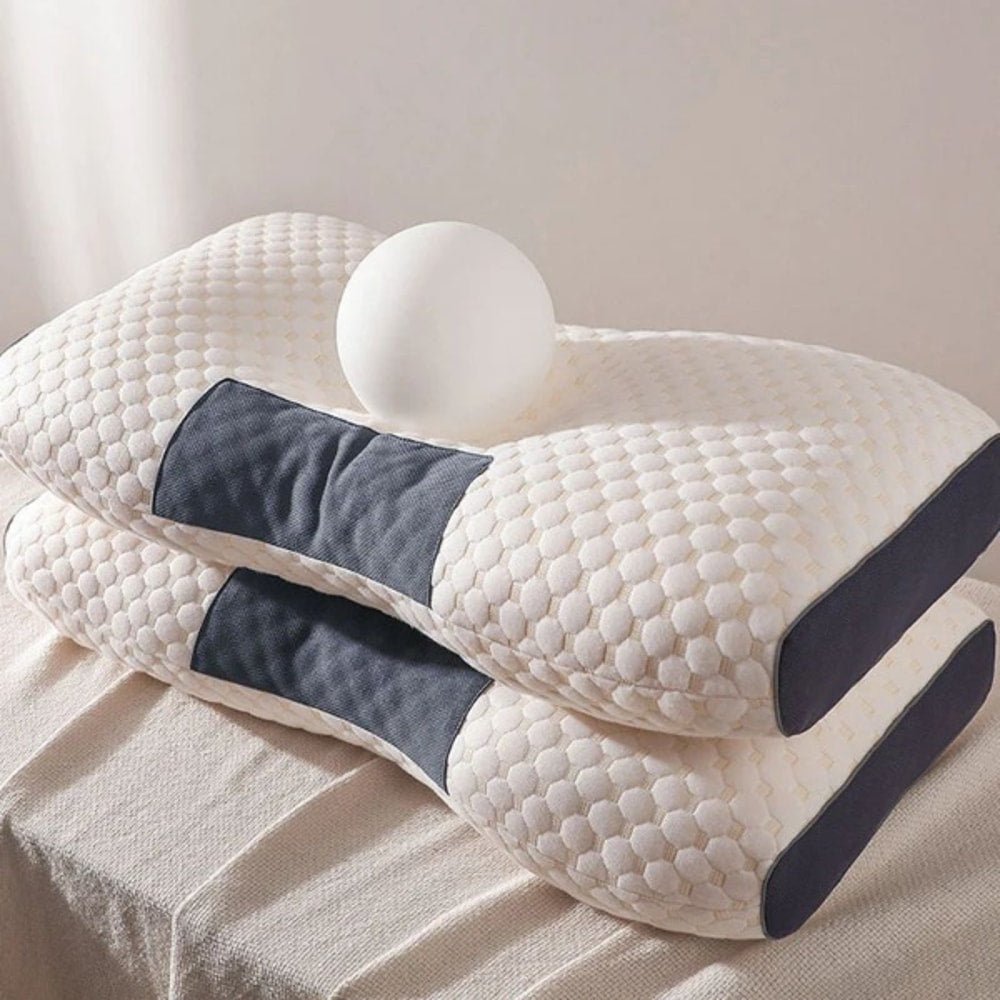 Ergonomisches Nackenkissen für optimale Schlafunterstützung - Schlafzimmer - Honigwabe - Voldeva