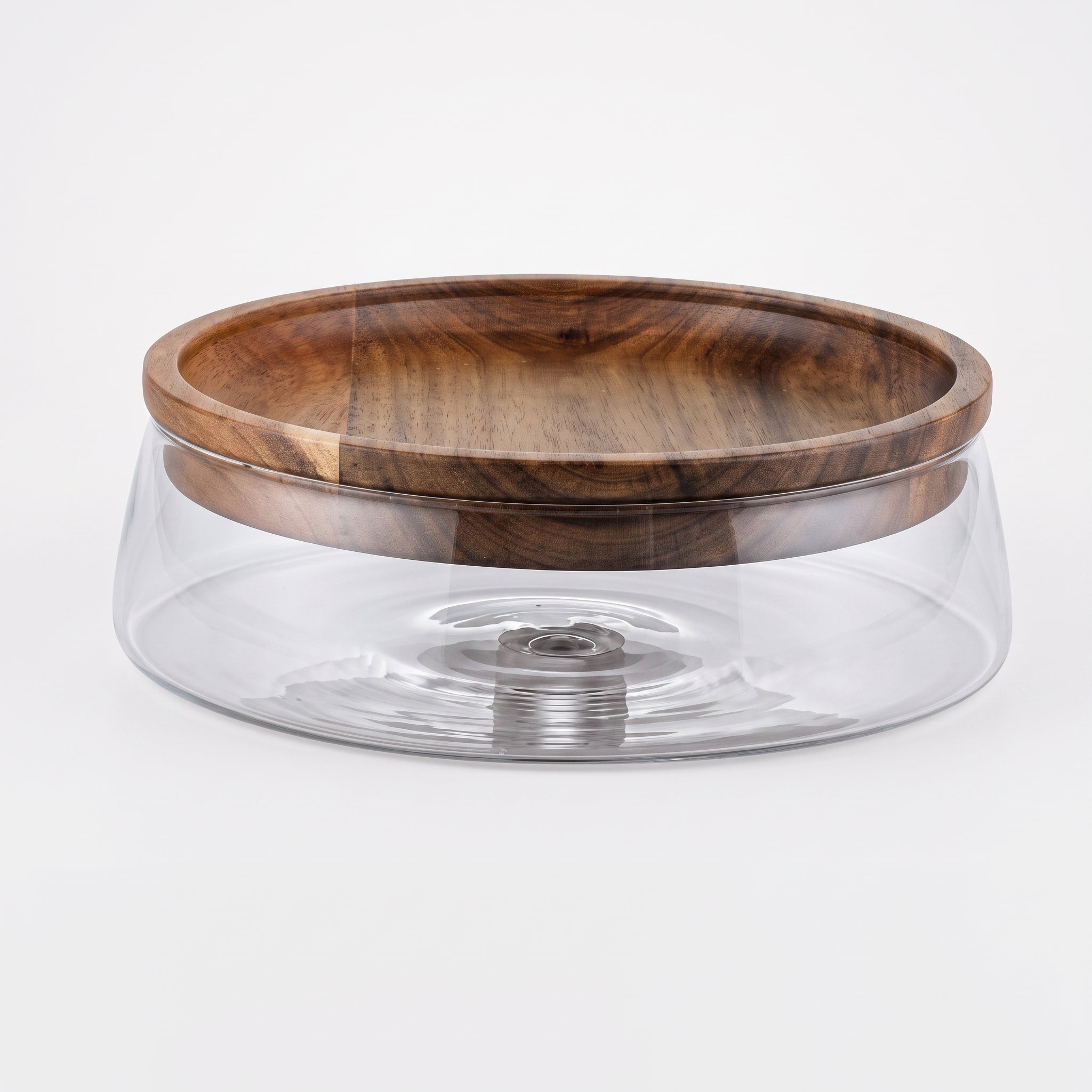 Etagere Vorratsbehälter mit Holzdeckel - Food Storage - 8x23.5 cm - Voldeva