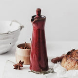 Fabian – Keramik Ölflasche mit Ausgießer für Küche & Tisch