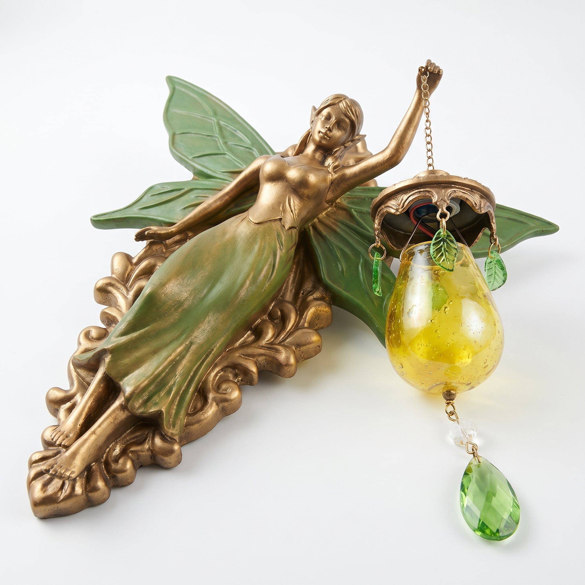Dekorative Wandleuchte in Form einer Feenskulptur - Wandlampe - Voldeva