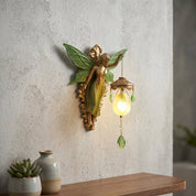 Dekorative Wandleuchte in Form einer Feenskulptur - Wandlampe - Voldeva