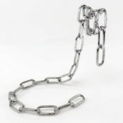 Einzigartiger schwimmender Weinflaschenhalter mit Kette - Weinregale - Silber - Voldeva