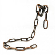 Einzigartiger schwimmender Weinflaschenhalter mit Kette - Weinregale - Antikes Gold - Voldeva