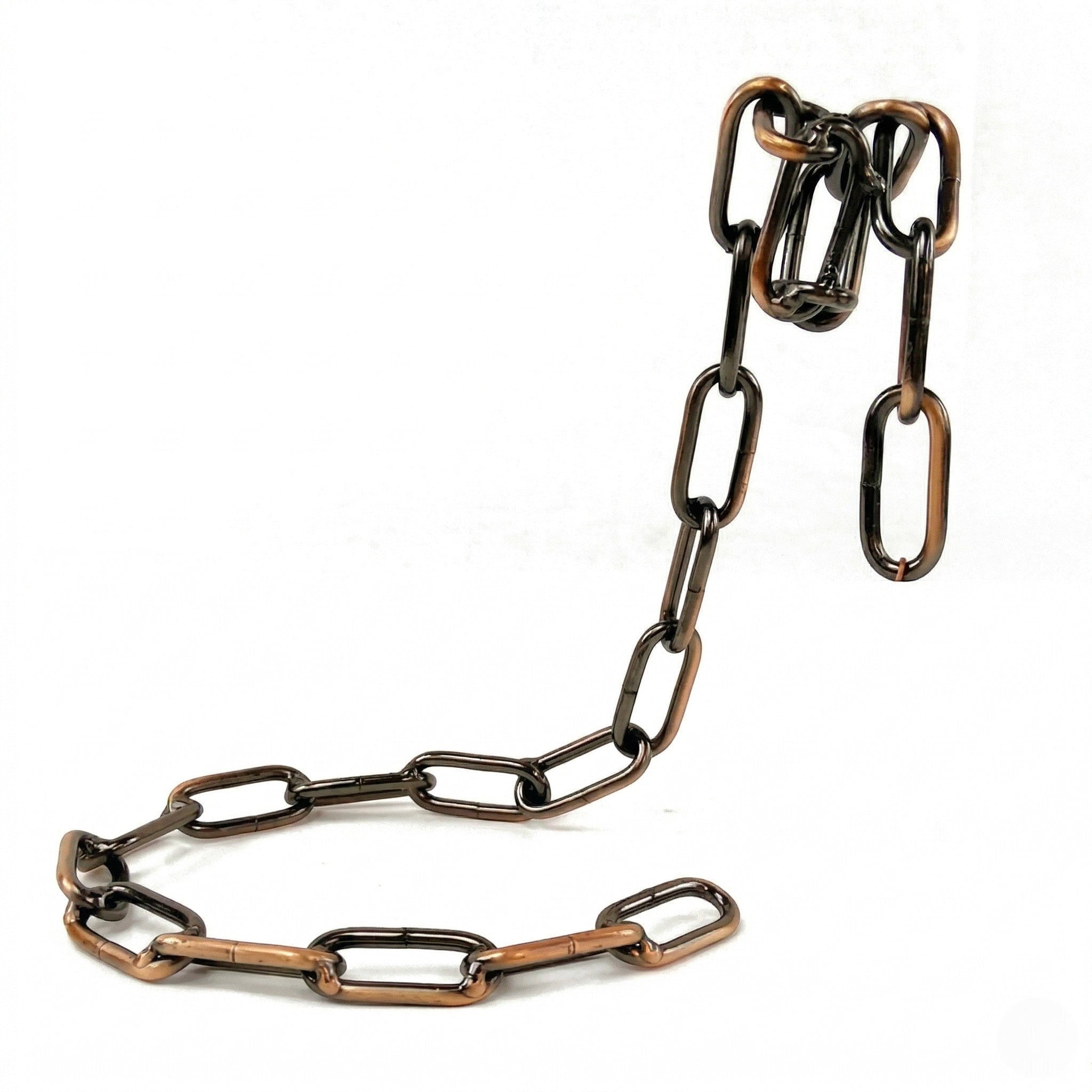 Einzigartiger schwimmender Weinflaschenhalter mit Kette - Weinregale - Antikes Gold - Voldeva
