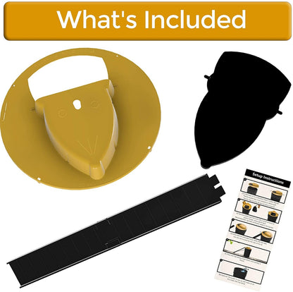 Flip N Slide - Eimerdeckel - Mausefalle für sicheren Haushalt - Flip N Slide Bucket Lid Mouse Trap - Voldeva