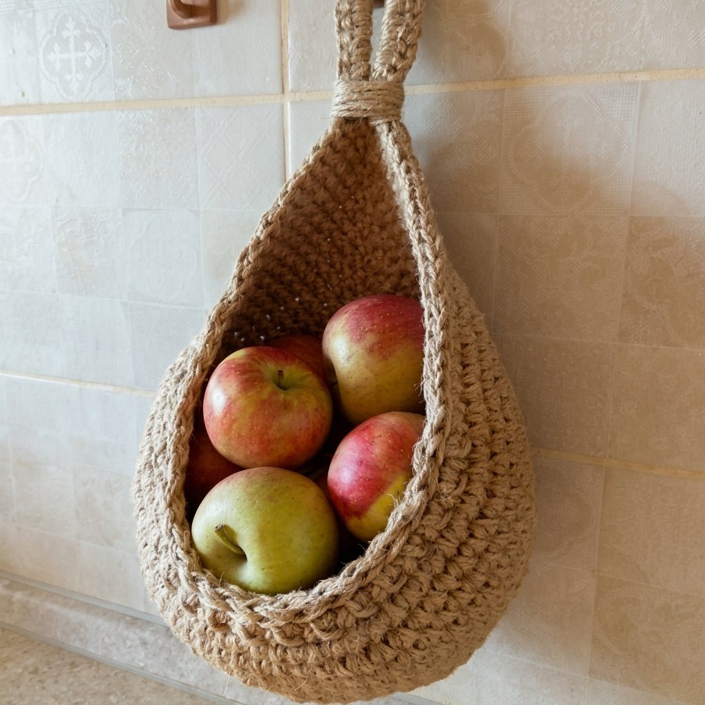 Geflochtener Hänge-Aufbewahrungskorb Landhausstil - Household Storage Baskets - Klein - Voldeva