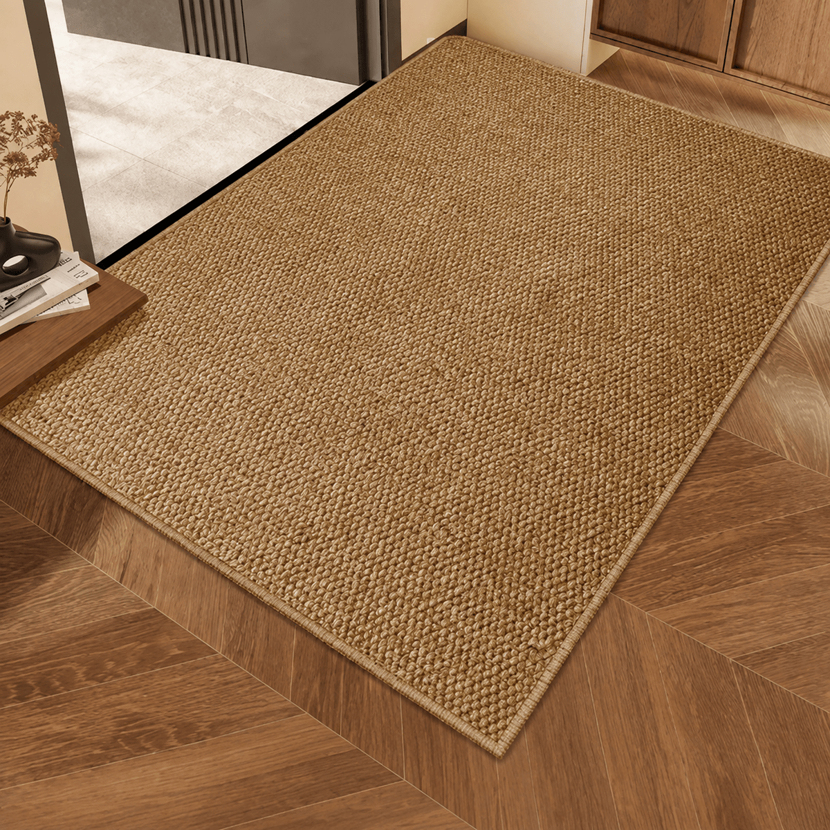 Geflochtener Läufer Teppich für Flur und Eingangsbereich - Door Mats - 50 x 80 cm - Voldeva
