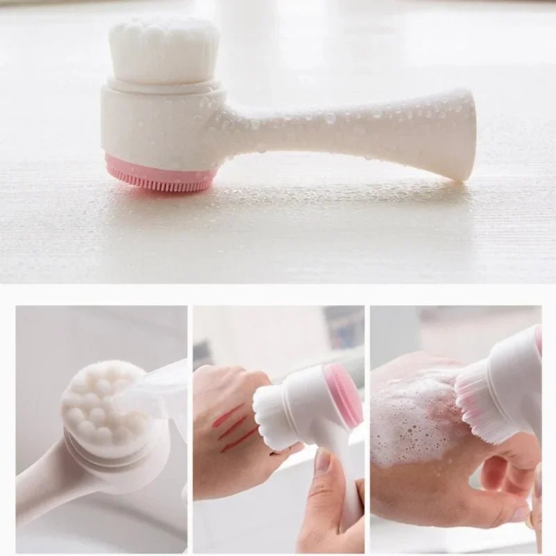 Gesichtsreiniger Silikon 3D Tiefenreinigung Peeling porentief - Beauty & Personal Care - Voldeva