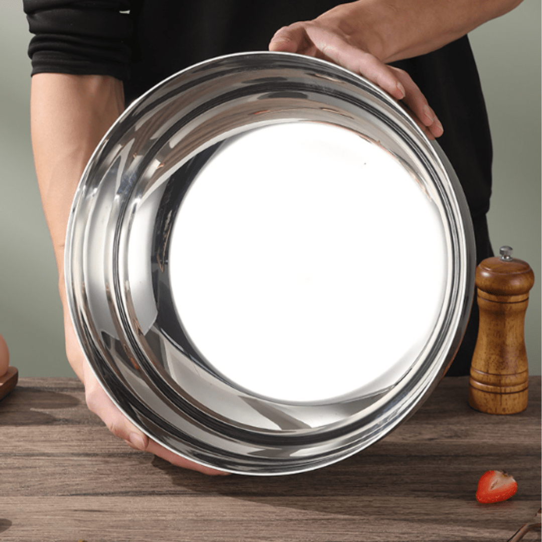 Große Rührschüssel mit Glasdeckel - Schüssel - Voldeva