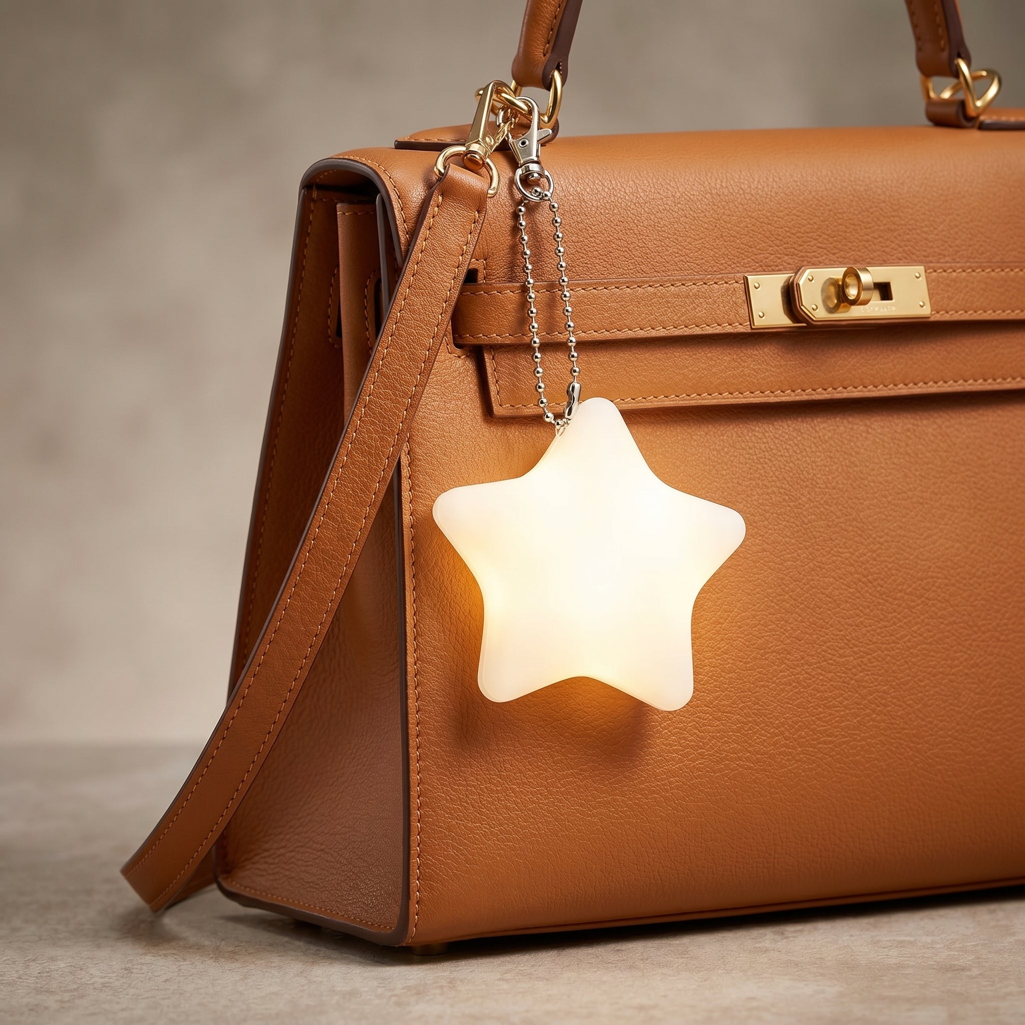 Handliches Mini - Nachtlicht für Handtaschen - Leuchtende Handtasche - Stern - Voldeva