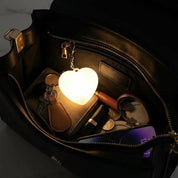 Handliches Mini - Nachtlicht für Handtaschen - Leuchtende Handtasche - Herz - Voldeva