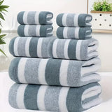 Handtuch Set aus weichem Vlies für Bad und Wellness