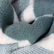 Handtuch Set aus weichem Vlies für Bad und Wellness - Handtuchsets - Grün - Voldeva