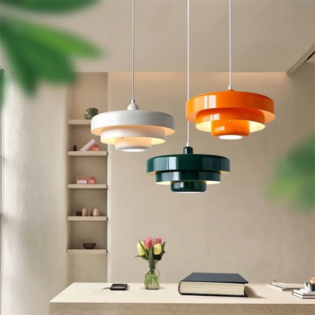 Hängeleuchte im Modernen Dreischichtigen Design - Pendelleuchten - Messing - Voldeva