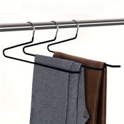 Hosenbügel Mit Z - Form Für Platzsparende Kleiderschrank - Organisation - Wohnzimmer - Schwarz - Voldeva