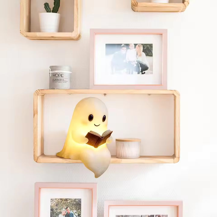 Geist-Nachtlicht Lesende Figur Dekorationsleuchte