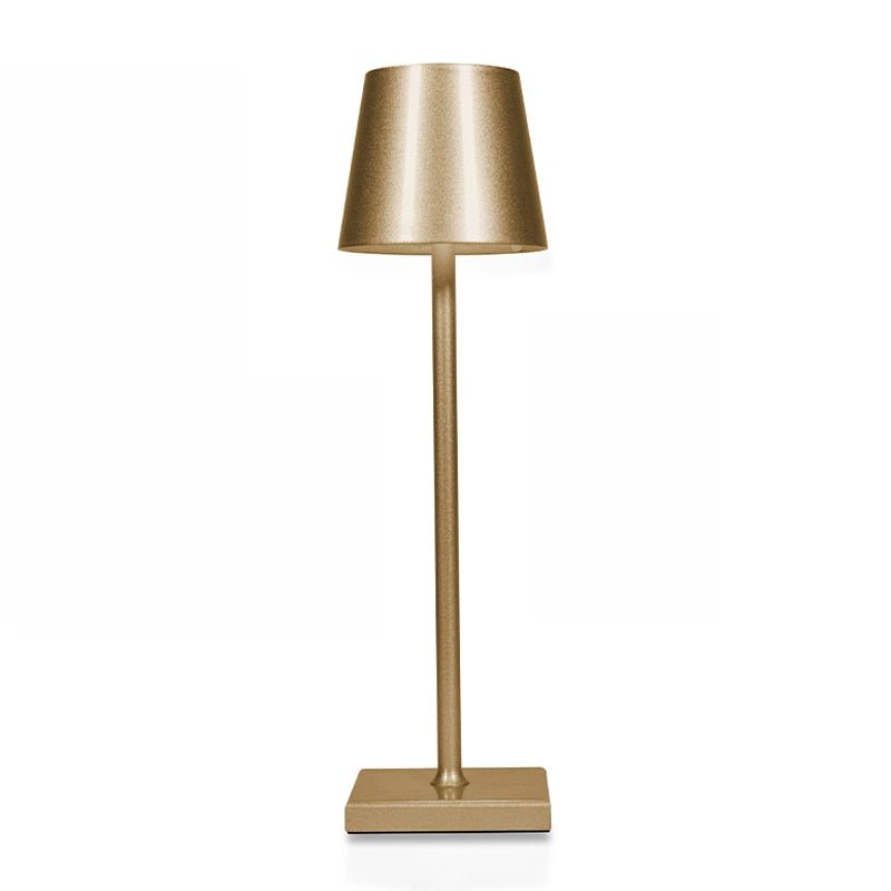 Kabellose Eisen Tischleuchte Wiederaufladbar & Dimmbar - Lampen - Gold - Voldeva