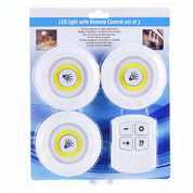 Kabellose LED Schrankleuchten 3 Set mit Fernbedienung - LED - Schrankleuchte - Voldeva