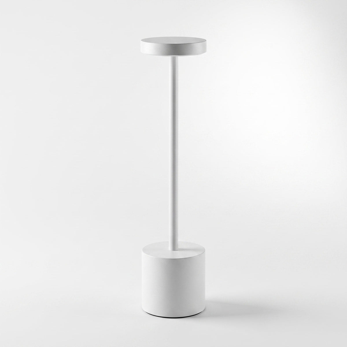 Kabellose LED Tischlampe Akku Metallständer Modernes Design - Table Lamps - Schwarz - Voldeva