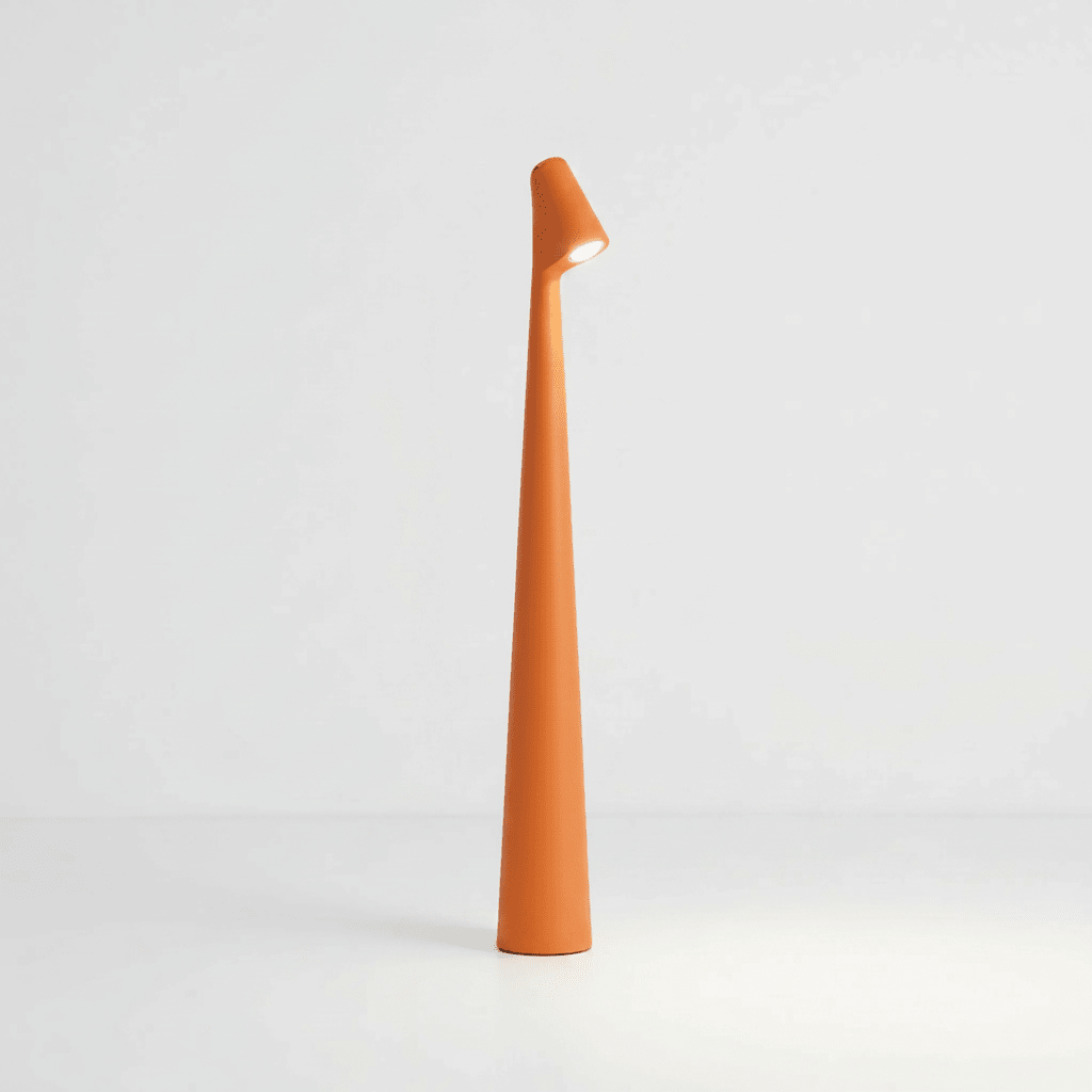 Kabellose LED Tischlampe im Skandinavischen Design - Table Lamps - Orange - Voldeva