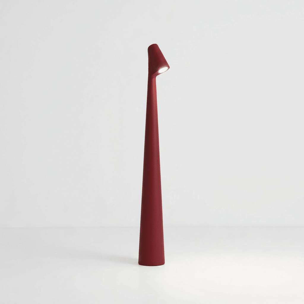 Kabellose LED Tischlampe im Skandinavischen Design - Table Lamps - Rot - Voldeva