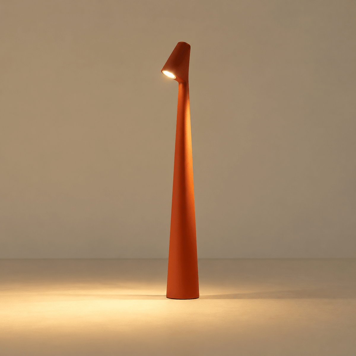 Kabellose LED Touch-Tischleuchte im Nordischen Design - Table Lamps - Rot - Voldeva