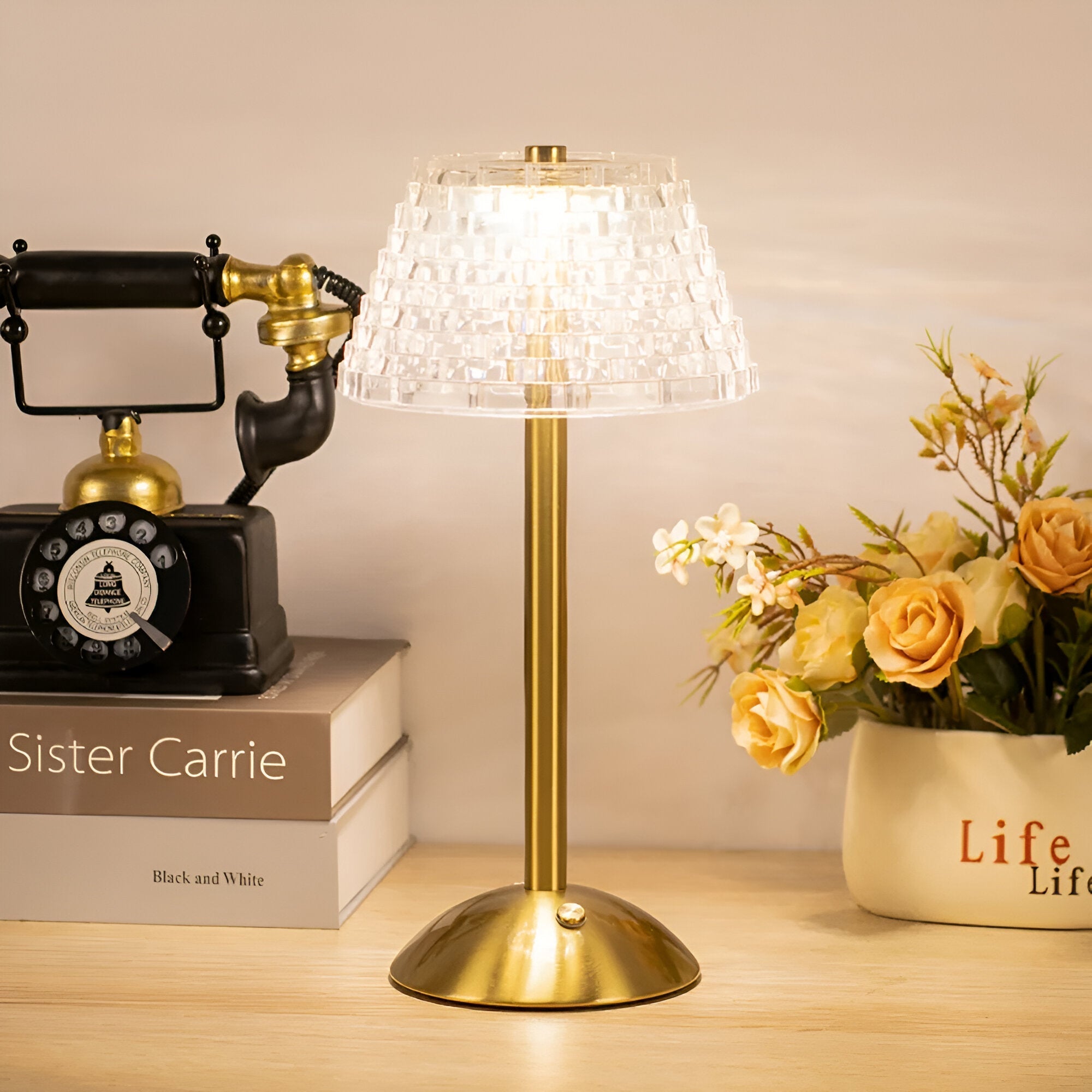 Kabellose Tischlampe mit elegantem und zeitlosem Design - Tischlampen - Marilyn - Voldeva
