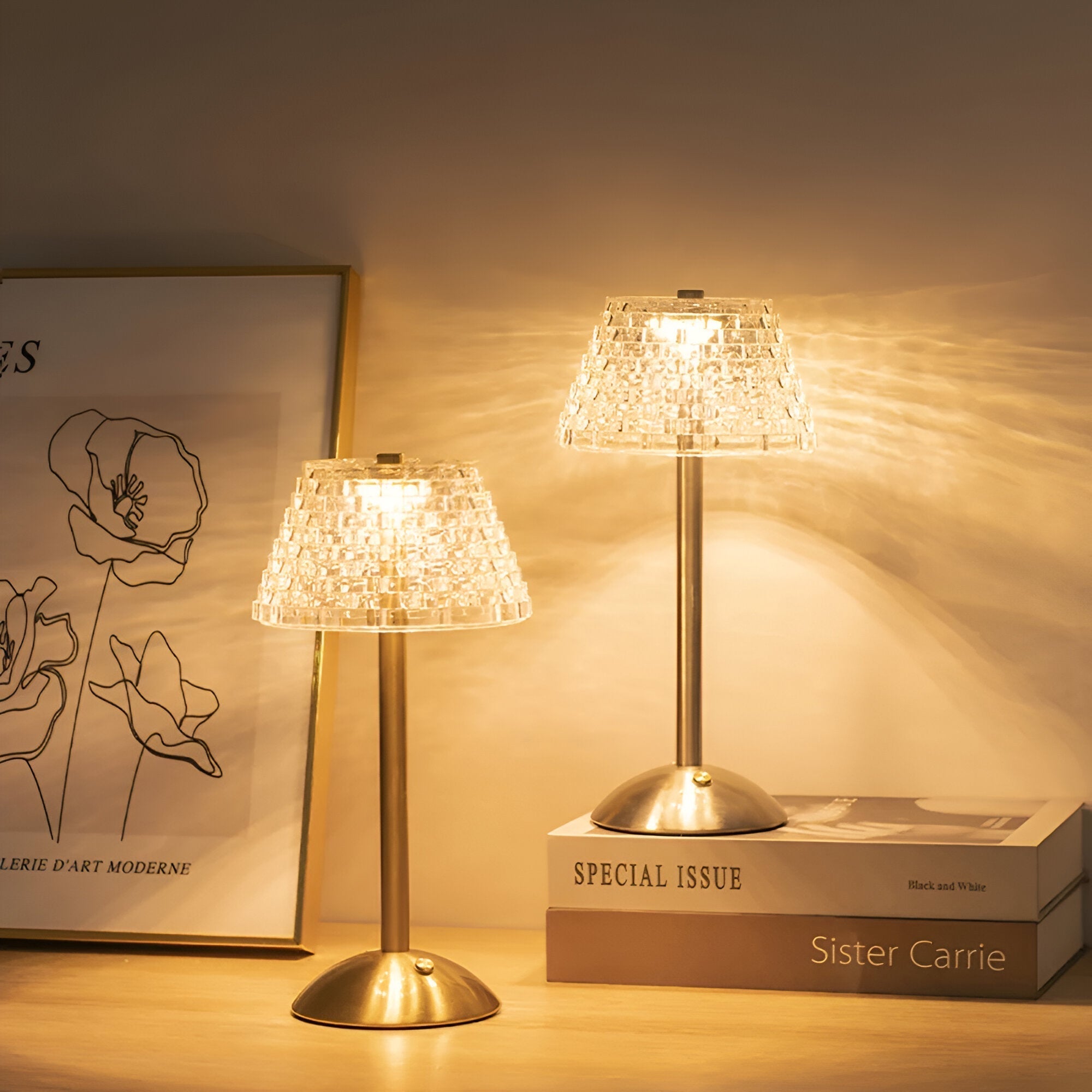 Kabellose Tischlampe mit elegantem und zeitlosem Design - Tischlampen - Marilyn - Voldeva