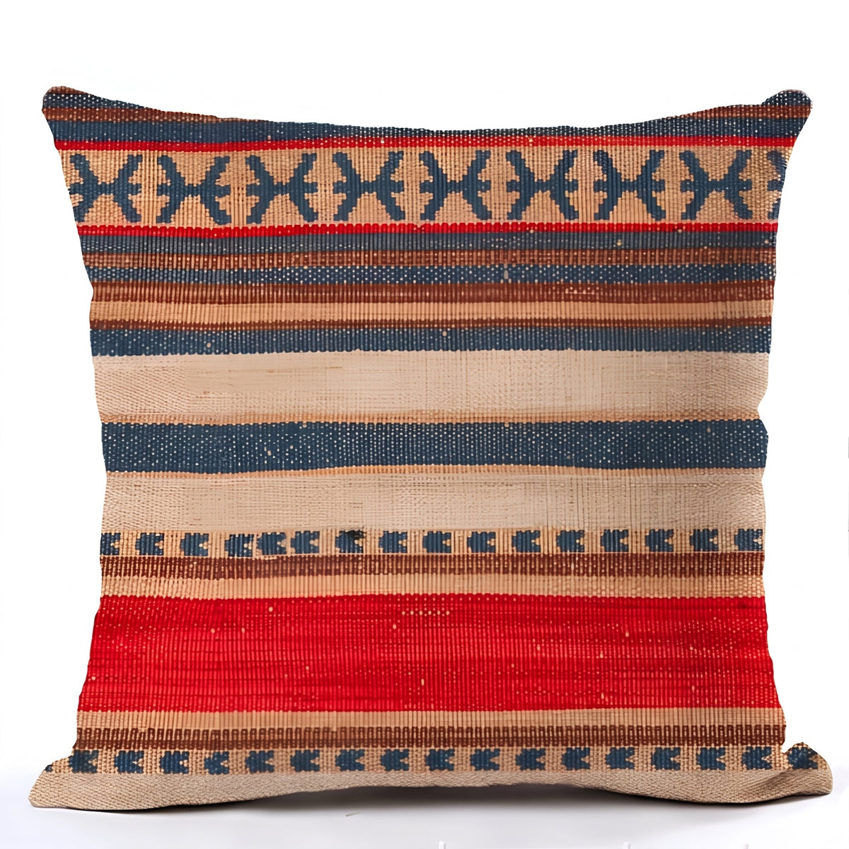 Kelim-Kissenbezug mit geometrischem ethnischem Muster - Chair & Sofa Cushion Covers - Flint - Voldeva