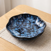 Keramikgeschirr mit reaktiver Glasur - Geschirr - Tiefer Teller (20.32 cm) - Voldeva