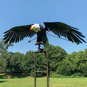 Kinetische Vogel - Gartenskulptur - Gartenskulptur - Adler - Voldeva