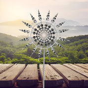 Kinetischer Metall - Windspinner - Windmühle - Voldeva