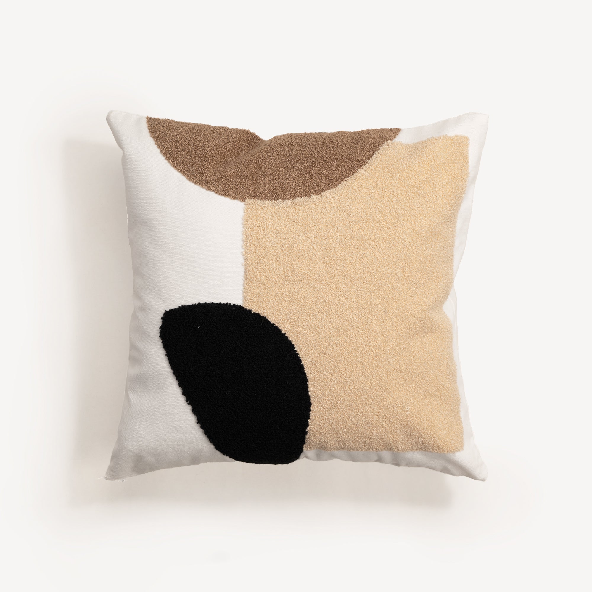 Kissenbezug Mit Abstrakter Stickerei Und Verdecktem Reißverschluss - Kissenbezüge - Jacquard - Welle - Voldeva