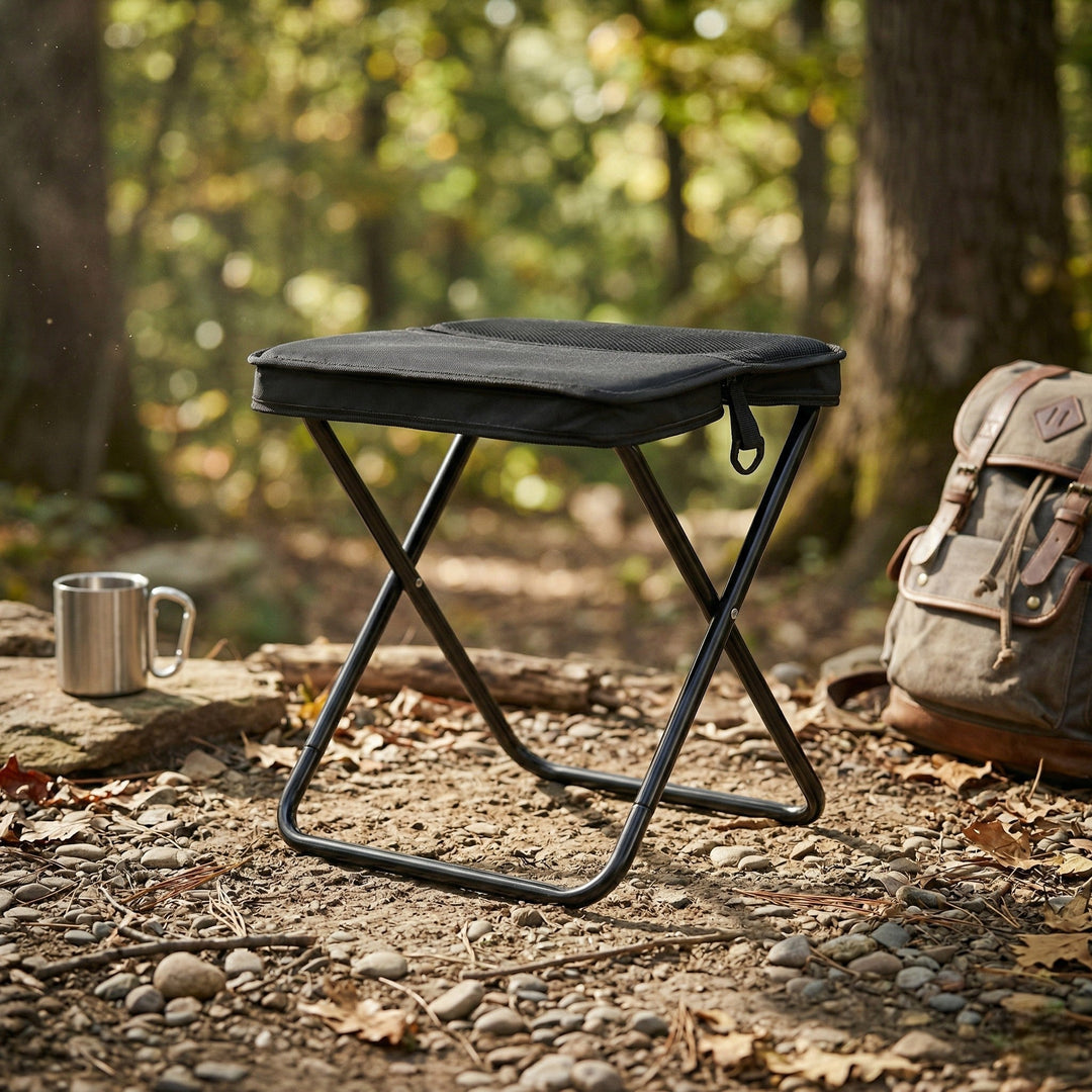 Klapphocker mit integrierter Tasche - Hocker - Voldeva